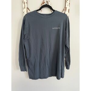 Alphalete Mens Performance Fit Long Sleeve Shirt M